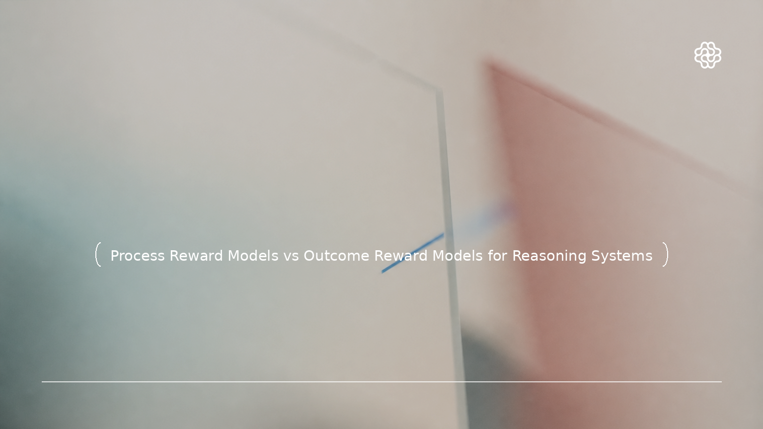 Abstract feedback signal nested inside a larger measurement field for process and outcome reward modeling.